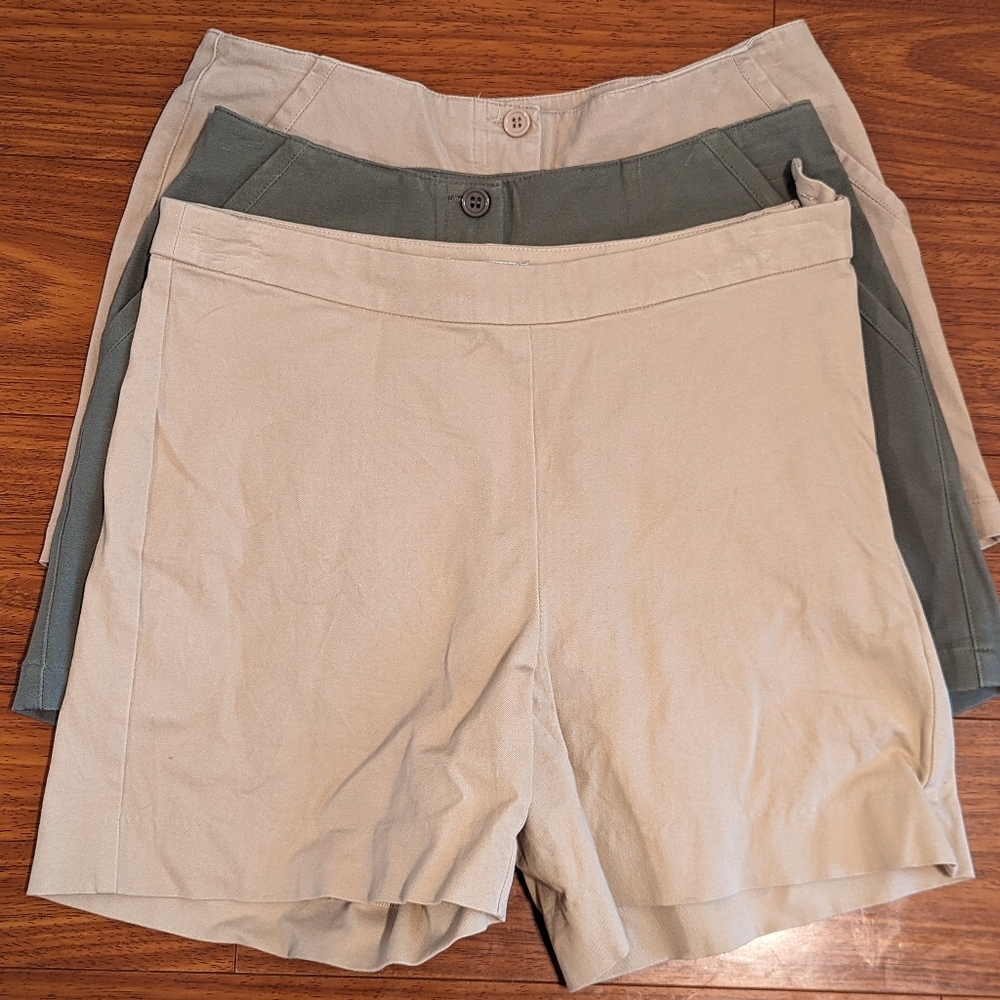 Lot of Three Boston Proper sz 2 Shorts
